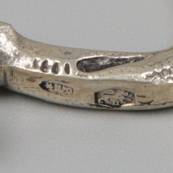 Druivenschaar zilver.
