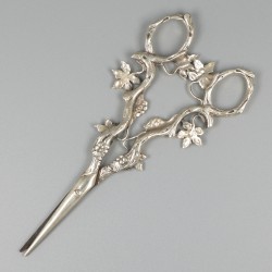 Druivenschaar zilver.