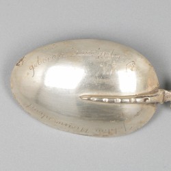 Gelegenheidslepel zilver.