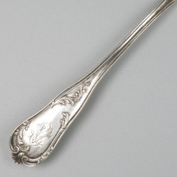 Taartschep zilver.