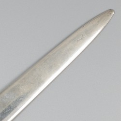 Briefopener zilver.