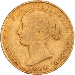 Australia. Sydney. Victoria. Sovereign. 1864.
