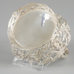 Bonbonmandje zilver.