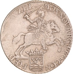 Dukaton of zilveren rijder. Zeeland. 1789. Zeer Fraai +.