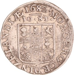 Daalder van 30 Stuiver. Zeeland. 1682. Zeer Fraai.