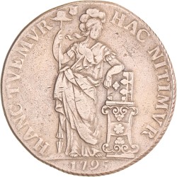 3 gulden - generaliteits -. Utrecht. 1795. Zeer Fraai -.