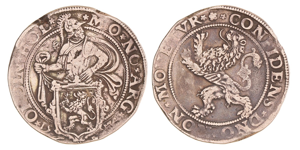 Leeuwendaalder op Hollandse muntvoet. Holland. 1576. Zeer Fraai.