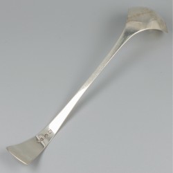 Sauslepel zilver.