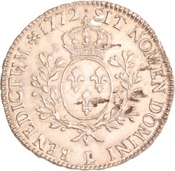 France. Kingdom. Louis XV. Ecu. 1772 L.
