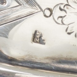 Tafelbel zilver.