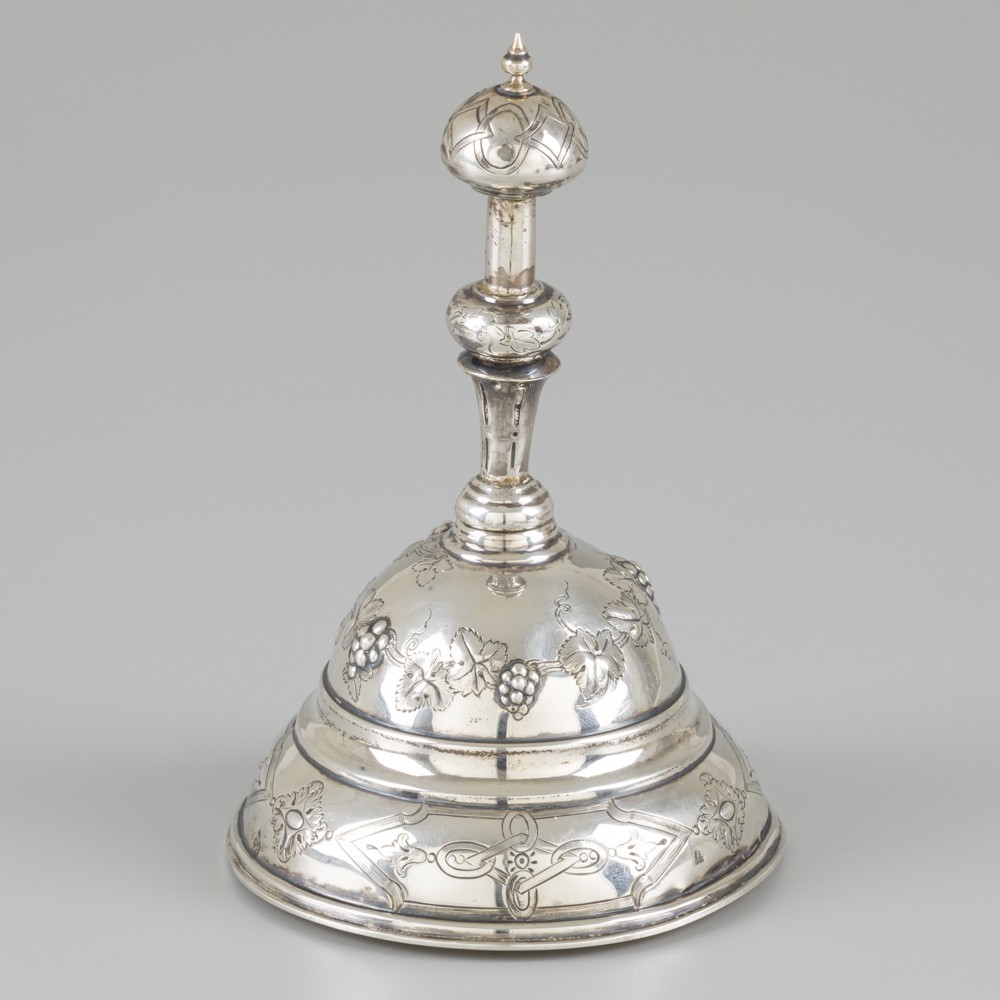 Tafelbel zilver.