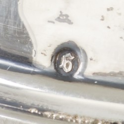 Tafelbel zilver.