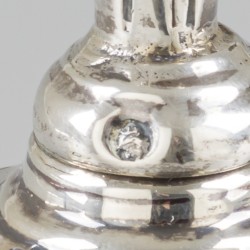 Tafelbel zilver.