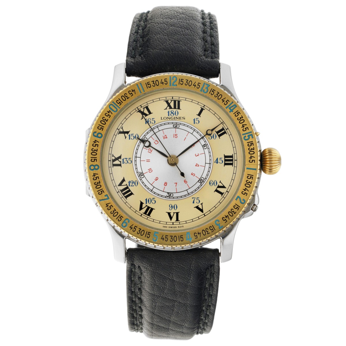Longines Lindbergh Hour Angle 989.5215 - Heren polshorloge - ca. 1990.
