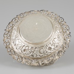 Bonbon-hengselmand zilver.
