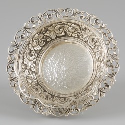 Bonbon-hengselmand zilver.