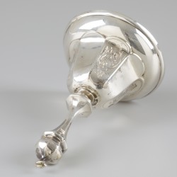 Tafelbel zilver.