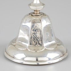 Tafelbel zilver.