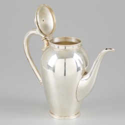 Koffiepot zilver.