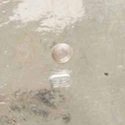 Hamamschaal zilver.