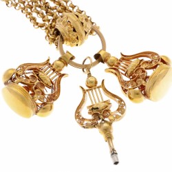 Chatelaine - Filligrain - Goud 18 karaat