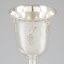 Kiddush beker zilver.