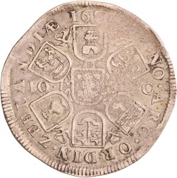 Dubbele daalder van 10 schelling. Zeeland. 16(87). Fraai / Zeer Fraai.