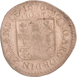 Daalder van 30 stuiver. Zeeland. 1676. Fraai.