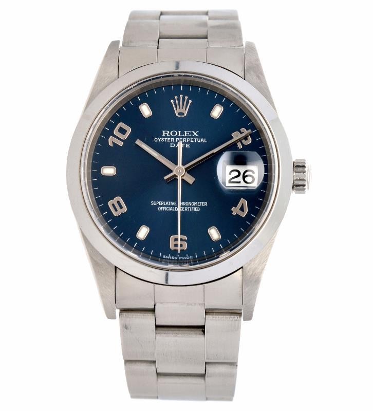 Rolex Date 15210 - Heren polshorloge - ca. 2002.