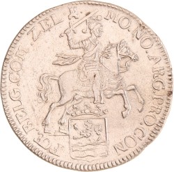 Dukaton of zilveren rijder. Zeeland. 1757. Zeer Fraai / Prachtig.