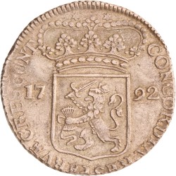 Zilveren dukaat. Zeeland. 1792. Prachtig -.