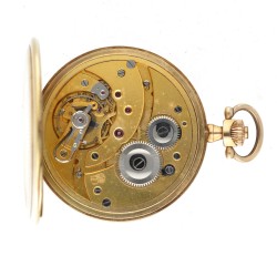 Gouden Savonette ankergang - Heren zakhorloge - circa. 1900.