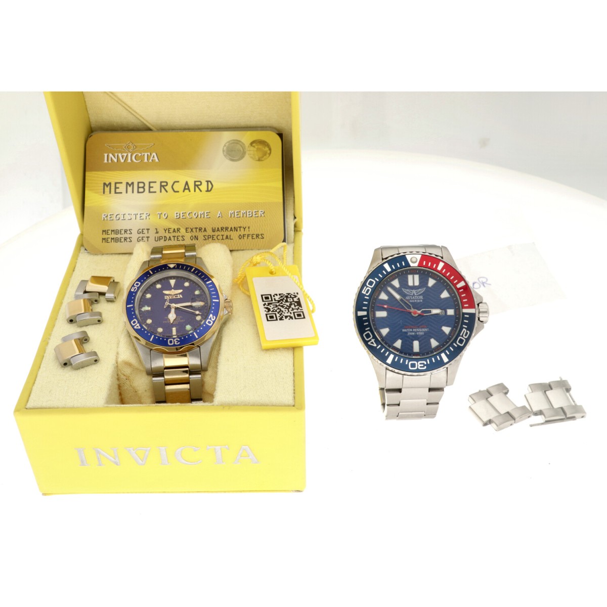 Lot (2) herenhorloges.