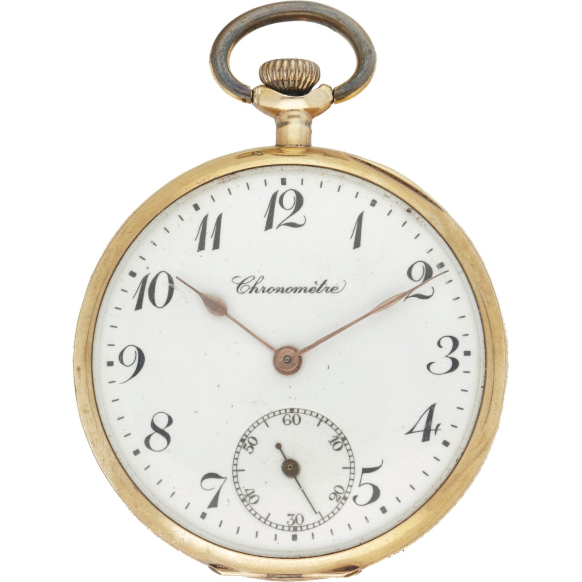 Chronométre ankergang - Heren zakhorloge - circa. 1880.