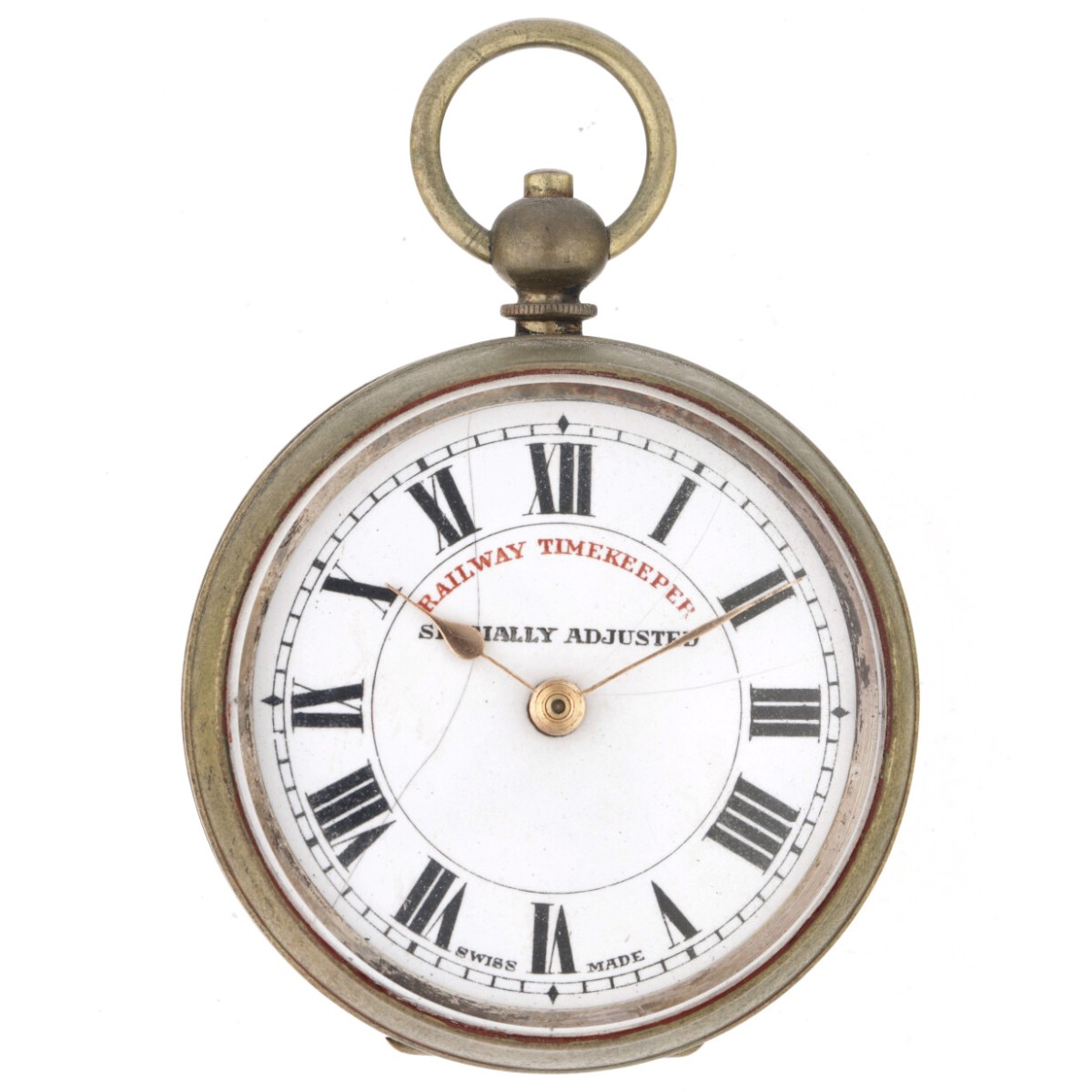 Railway Timekeeper ankergang - Heren zakhorloge.