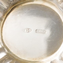 3-delig roomstel zilver.