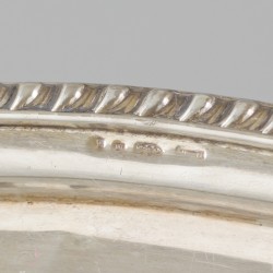 3-delig roomstel zilver.