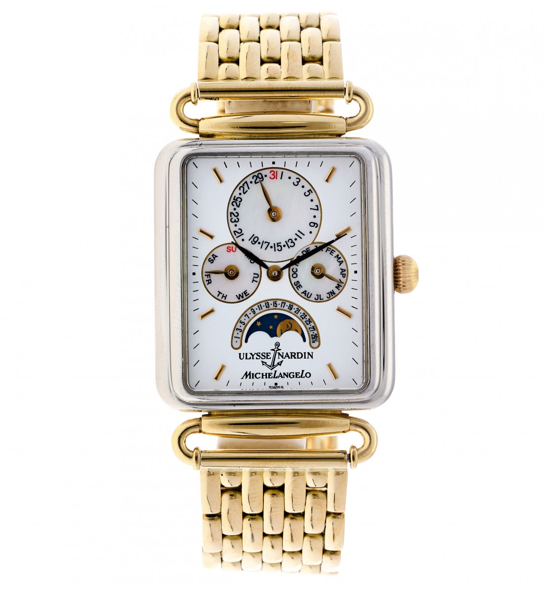 Ulysse Nardin Michelangelo Triple Date 5228 - Herenhorloge - ca. 1995