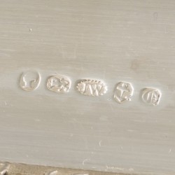 Inktstel zilver.
