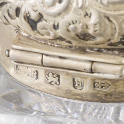 Inktstel zilver.