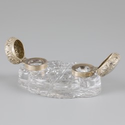 Inktstel zilver.