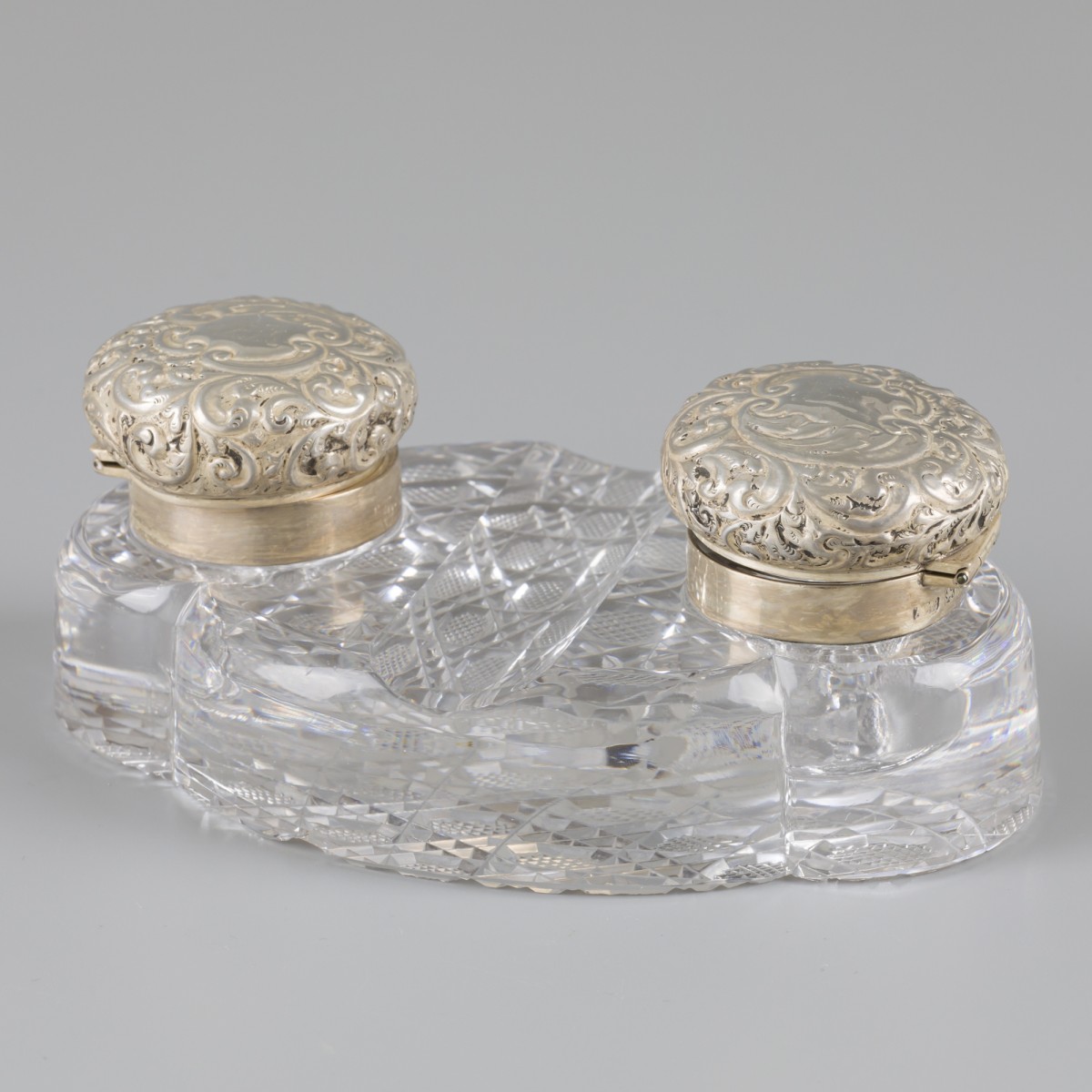 Inktstel zilver.