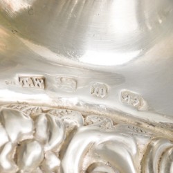 2-delige set kandelaren zilver.