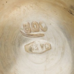 Koffiepot zilver.