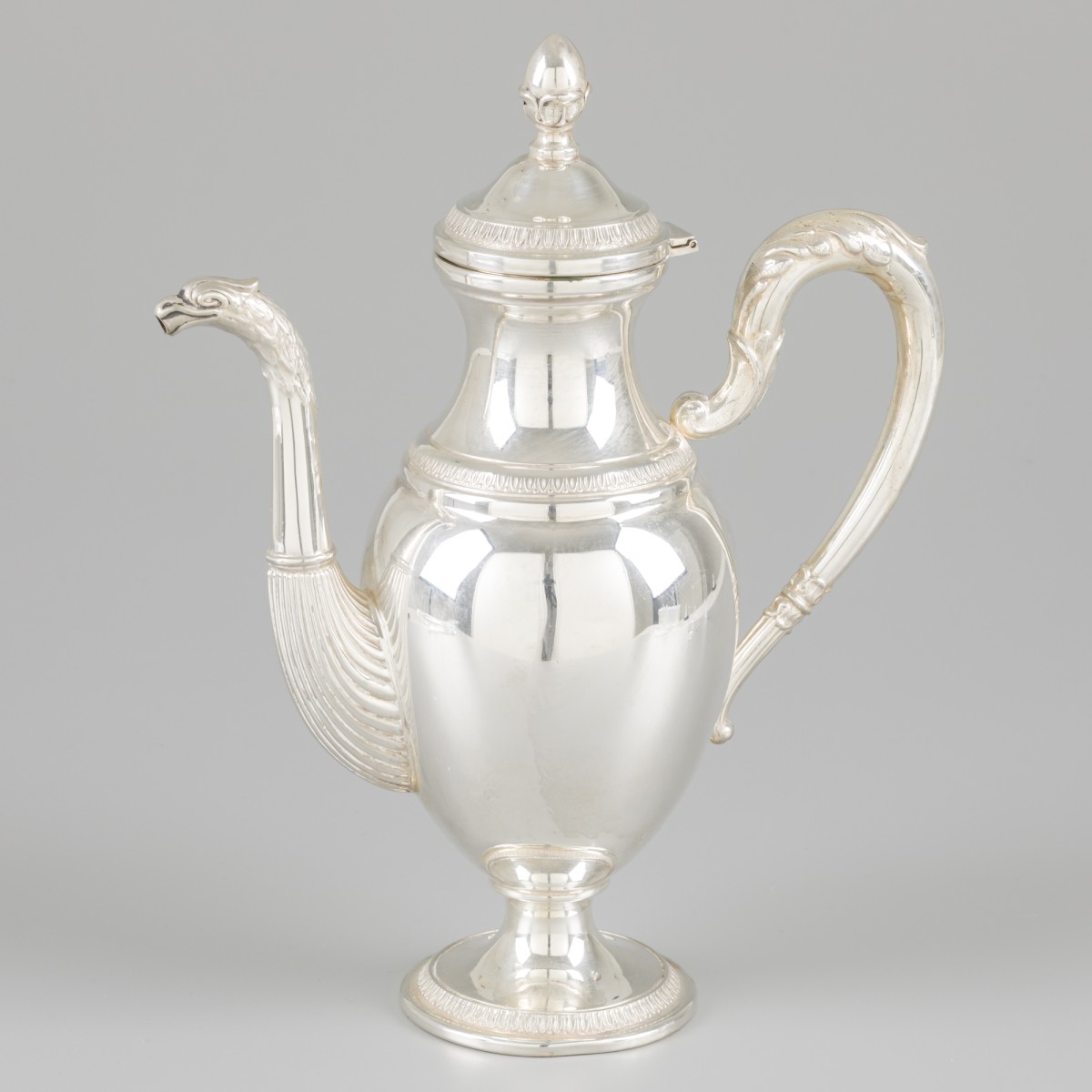 Koffiepot zilver.
