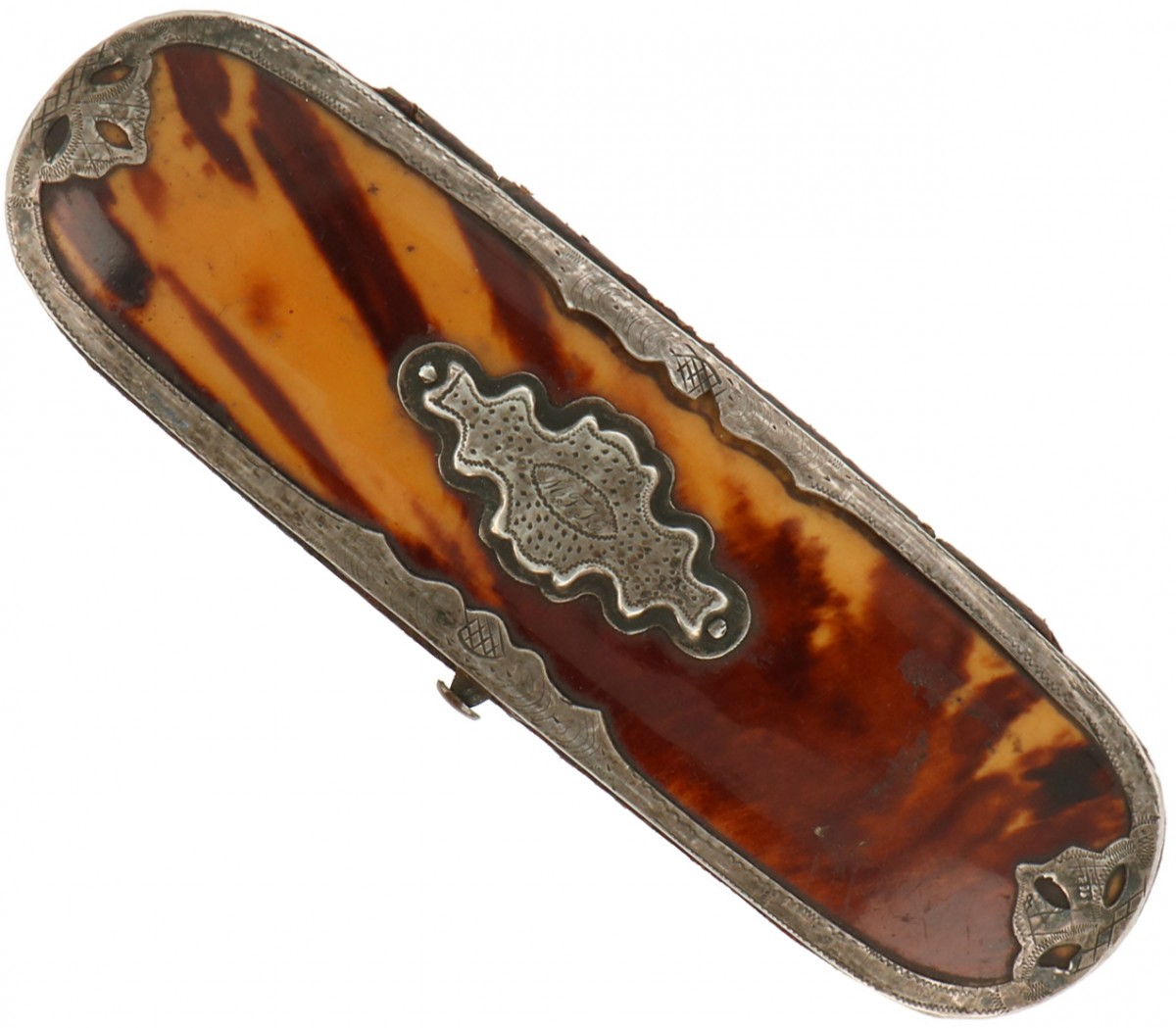 Bril etui zilver.