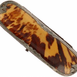 Bril etui zilver.