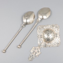 3-delig lot diversen zilver.