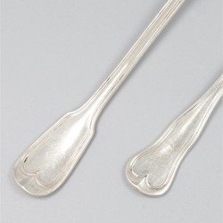 2-delig lot strooilepels zilver.