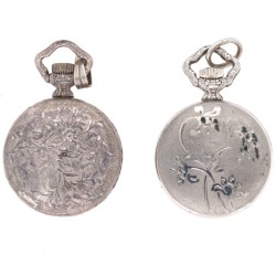Lot (2) zakhorloges - Dames zakhorloge. 